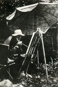 屋外でのルノワール絵画、c1910s、1947。 作： Unbekannt