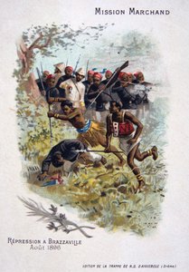 ブラザビルでの抑圧、1896年8月 作： Unbekannt