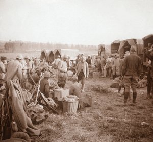 休憩所、フランス北部、ジェコート、c1914-c1918 作： Unbekannt