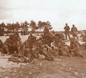 レストストップ、フランス北部、シャンパーニュ、c1914-c1918 作： Unbekannt