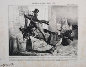 パリジョッキークラブのルール：ジョッキークラブの各メンバーには、1800年代のジョッキーが必要です。 作： Unbekannt
