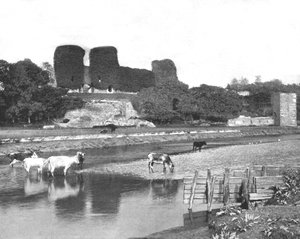 Rhuddlan城、デンビーシャー、ウェールズ、1894。 作： Unbekannt