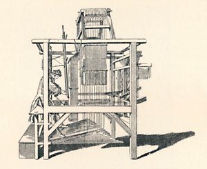 彼の織機でのリボン織工、1747、1904 作： Unbekannt