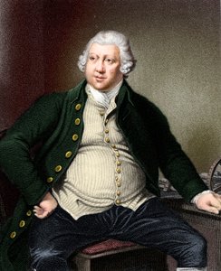 リチャード・アークライト1732-1792、イギリスの実業家で発明家 作： Unbekannt
