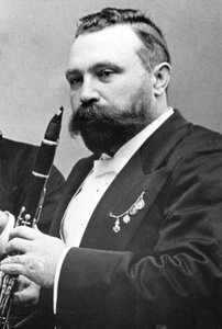リチャード・ミュールフェルト、ドイツのクラリネッティスト、1890年代 作： Unbekannt