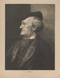 リヒャルト・ワーグナー、1875年 作： Unbekannt