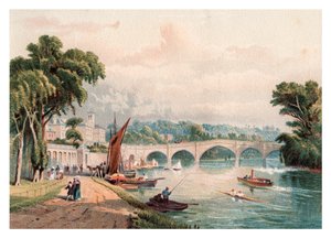 リッチモンドブリッジ、1880年 作： Unbekannt
