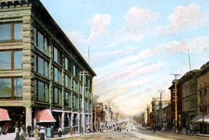 リドーストリート、オタワ、カナダ、c1900s 作： Unbekannt
