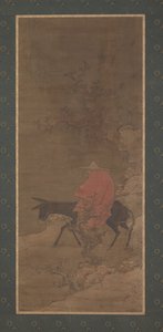 雪に乗って梅の花を求めて、明または清の時代、17 世紀。 作： Unbekannt