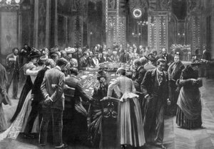 モナコのモンテカルロにあるギャンブルルーム、1890年 作： Unbekannt