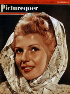 リタヘイワース1918〜1987年、アメリカの女優、1948年 作： Unbekannt
