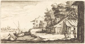 川岸、1635年以降。 作： Unbekannt