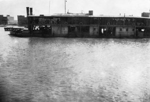 ティグリス川のボート、モースル、メソポタミア、1918年