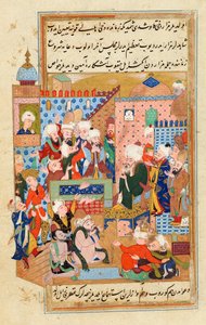 Rūmīの父がコンヤのQāni˓ī墓地で説教をします