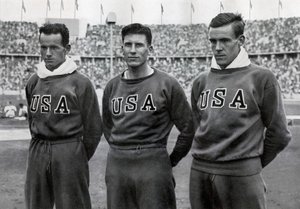 ロバートクラーク、グレンモリス、ジョンパーカー、アメリカの選手、ベルリンオリンピック、1936年 作： Unbekannt