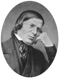 ロバートシューマン1810-1856はドイツの作曲家であり、エステテであり、影響力のある音楽評論家でした 作： Unbekannt