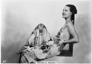ロシェルハドソン、アメリカの映画女優、c1938 作： Unbekannt