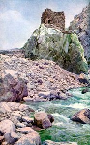 岩の要塞、アフガン国境、c1924 作： Unbekannt