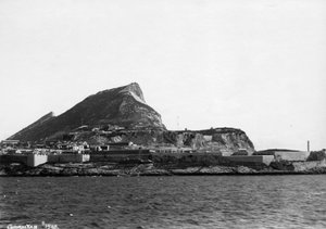 ジブラルタルの岩、c1920s-c1930s 作： Unbekannt