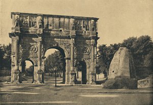 ローマ-コンスタンティヌスの凱旋門AD 315、1910