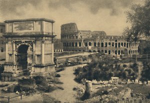 ローマ-アーチのティトゥス-コロッセオ、1910