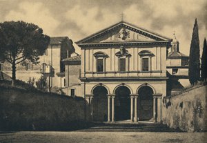 ローマ-アッピア街道のサンセバスチャン大聖堂、1910年 作： Unbekannt
