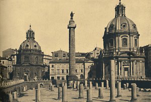 ローマ-トラヤヌスの柱、1910年 作： Unbekannt