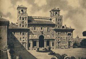 ローマ-フランス国立芸術アカデミーのインテリアファサード、旧ヴィラメディチ、1910 作： Unbekannt
