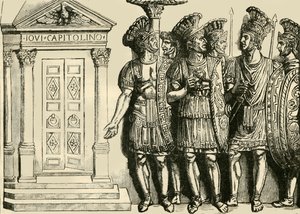 ローマの兵士、1890年。