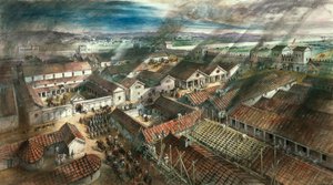 ロンドンのローマ時代の砦、西暦 122 年頃
