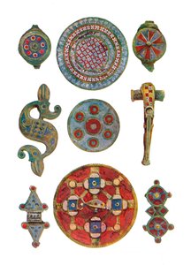 ロマノブリティッシュエナメル装飾の大英博物館、1〜2世紀、1902 作： Unbekannt