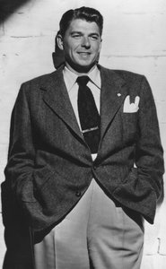 ロナルドレーガン1911-2004年、アメリカ合衆国第40代大統領、c1940年代 作： Unbekannt
