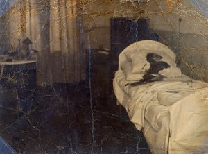 1918年、ロシアのペトログラードでフョードルココシキンが殺害されたマリインスカヤ病院の部屋 作： Unbekannt