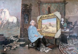彼女のスタジオのローザ・ボヌール、1893