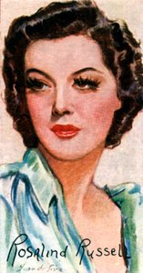 ロザリンド・ラッセル、1907〜1976年、アメリカの映画および舞台女優、20世紀 作： Unbekannt