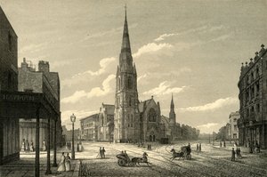 ローランドヒルズチャペル＆スクール、ウェストミンスターブリッジロード、c1876。 作： Unbekannt