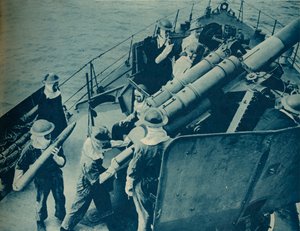 英国海軍が侵略を可能にする、1943-44 作： Unbekannt