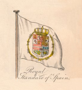 スペインのロイヤルスタンダード、1838 作： Unbekannt