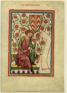 コーデックスマネッセのフェニスのルドルフII、1305年から1340年 作： Unbekannt