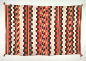 ラグバンドポンドブランケットスタイル、c。 1895-1910。 作： Unbekannt