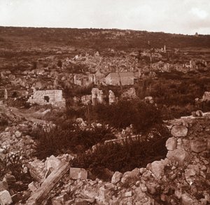 遺跡、アニジールシャトー、フランス北部、c1914-c1918 作： Unbekannt