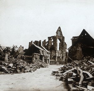 遺跡、フランス北部、クラオンヌ、c1914-c1918