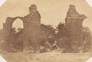 オールドデリーの廃墟（1850年代 作： Unbekannt