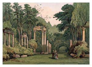 ウィンザーパークの遺跡、1880年 作： Unbekannt