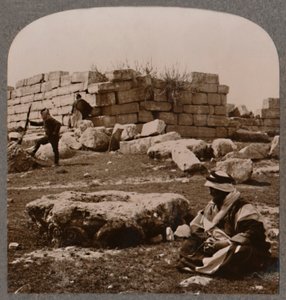 Machaerus、c1900の近くの遺跡 作： Unbekannt