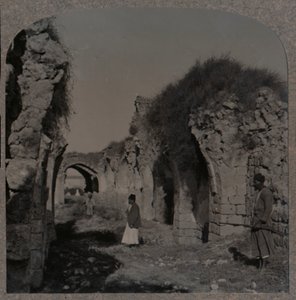 クルセイダース教会の遺跡、ラムレ、c1900 作： Unbekannt