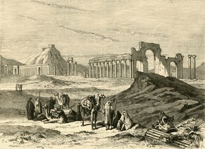 パルミラの遺跡、1890年。 作： Unbekannt