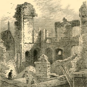 セントクレア修道院の遺跡、c1872。 作： Unbekannt