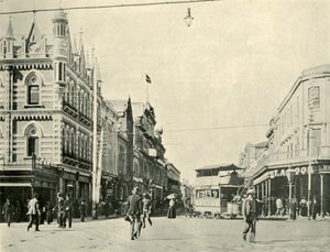 ランドルストリート、アデレード、1901年。 作： Unbekannt