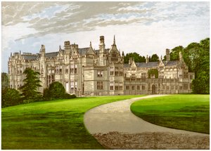 ラークトンホール、ノーサンプトンシャー、クラーク-ソーンホール家の家、c1880 作： Unbekannt